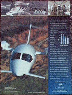 2001 Piaggio Avanti P180 Aircraft ad