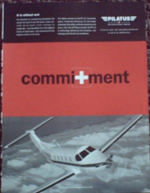 2001 Pilatus PC-12 Aircraft ad