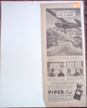 1944 Piper Cub Aircraft ad