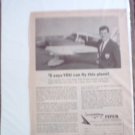 1965 Piper Cherokee Aircraft ad