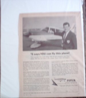 1965 Piper Cherokee Aircraft ad