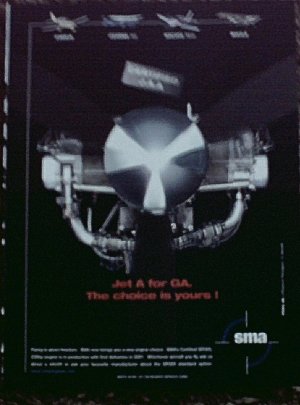 2001 SMA SR305 Aircraft Engine ad