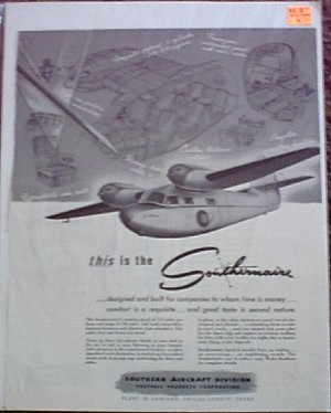 1946 Southernaire Aircraft ad
