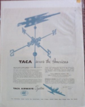 TACA Airways ad #2