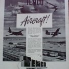 1952 Temco Aircraft ad