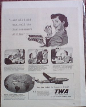 TWA Airlines ad #1