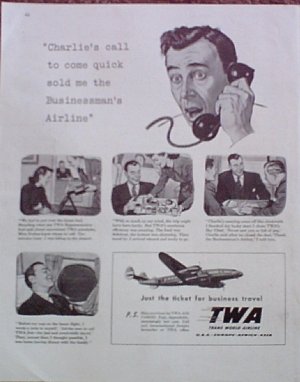 TWA Airlines ad #3