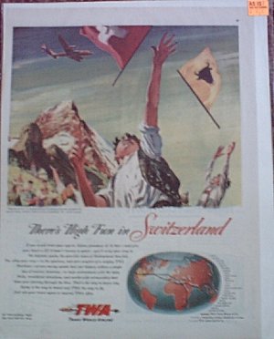 1947 TWA Airlines ad #1