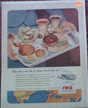 1951 TWA Airlines ad #2