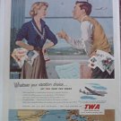 1951 TWA Airlines ad #3