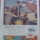 1951 TWA Airlines ad #4