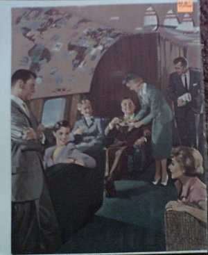 1953 TWA Airlines Constellation ad