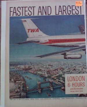 1959 TWA Airlines 707 ad