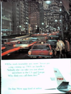 1966 TWA Airlines ad #1