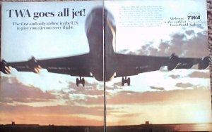 1967 TWA Airlines ad