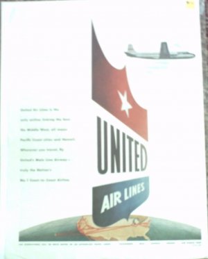 1951 United Airlines ad