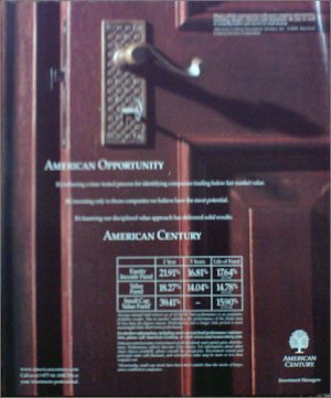2001 American Century Investment ad