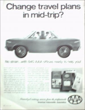 1968 American Automobile Association ad