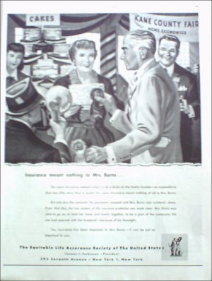 1951 Equitable Life Insurance ad