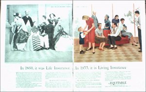1955 Equitable Life Insurance ad