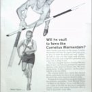 1964 Equitable Life Insurance ad featuring Cornelius Warmerdam