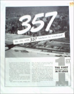 First National Bank in St Louis ad