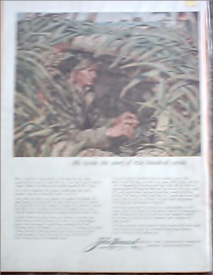 John Hancock Life Insurance ad featuring Ernie Pyle