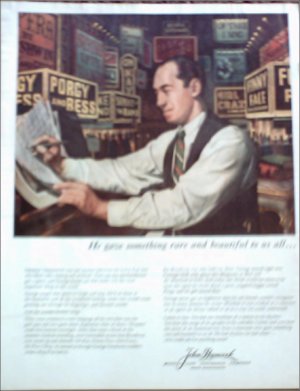 John Hancock Life Insurance ad featuring George Gershwin