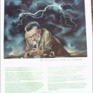 1952 John Hancock Life Insurance ad featuring Charles Steinmetz