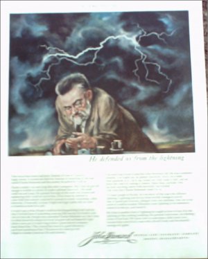 1952 John Hancock Life Insurance ad featuring Charles Steinmetz