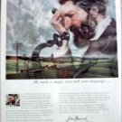 1959 John Hancock Life Insurance ad featuring Alexander Graham Bell