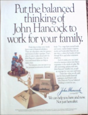 John Hancock Life Insurance ad #5