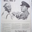 1943 New England Mutual Life Insurance ad