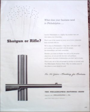 1949 Philadelphia National Bank ad