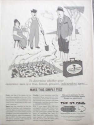 1964 St. Paul Insurance ad