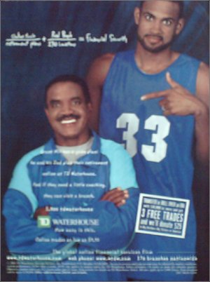 2001 TD Waterhouse Investment ad featuring Grant Hill #2