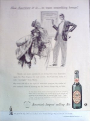 1942 Ballantine Ale ad