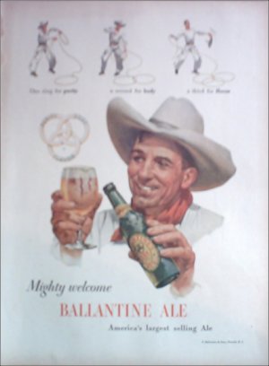 1948 Ballantine Ale ad