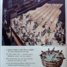 1954 Ballantine Beer ad Bowling Night