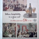 1954 Ballantine Ale ad #1