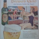 1957 Ballantine Ale Swimmers ad