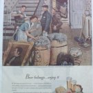 1947 Beer Belongs ad Moving Day number 2 in series