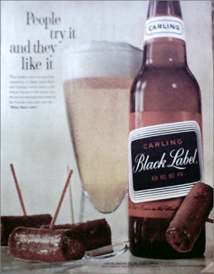 1961 Black Label Beer ad #2