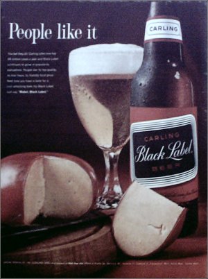 1962 Black Label Beer ad #2