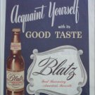 1946 Blatz Beer ad