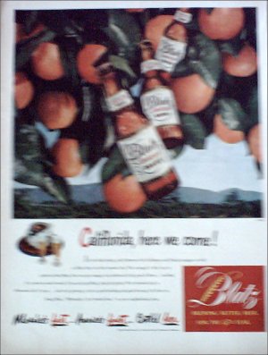 1948 Blatz Beer ad