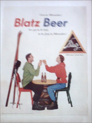 1964 Blatz Beer ad