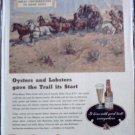 Budweiser Beer Wagon Train ad