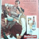 1950 Budweiser Beer ad