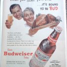 1955 Budweiser Beer ad